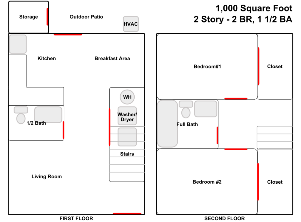 Royston GA Apartments Floorplans